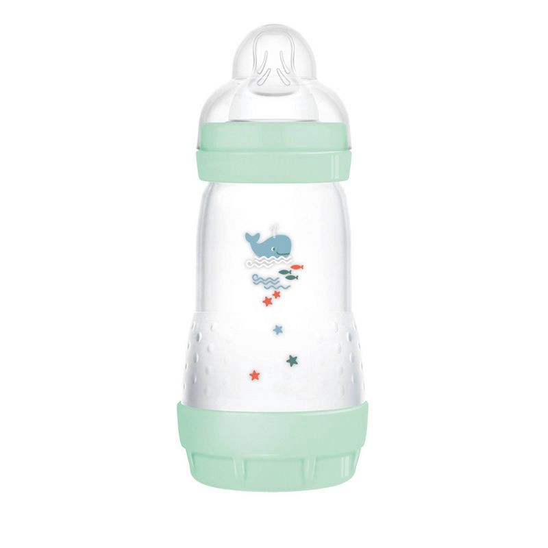 slide 1 of 7, MAM Easy Start Anti-Colic Baby Bottle - Mint - 9oz, 9 oz