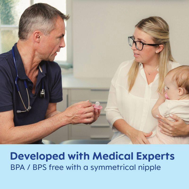 slide 5 of 9, MAM Matte Start Pacifier - Girl - 2pk, 2 ct