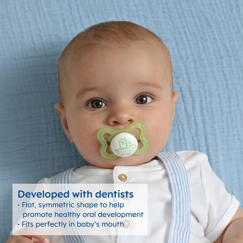 slide 4 of 8, MAM Pacifier Variety Pack 0-6m - Boy - 3pk, 3 ct