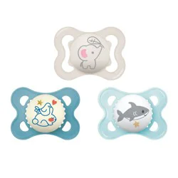 MAM Pacifier Variety Pack 0-6m - Boy - 3pk