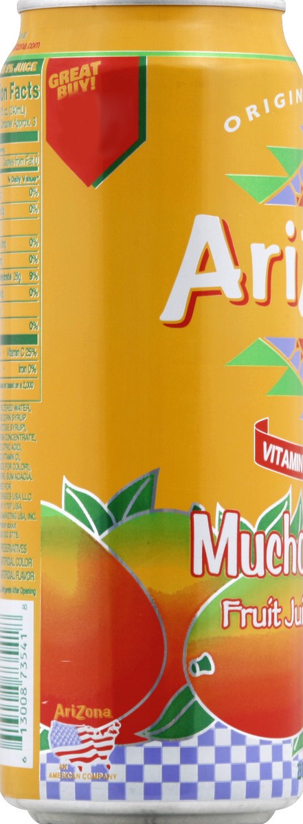 slide 4 of 5, AriZona Mucho Mango Iced Tea - 23.5 oz, 23.5 oz