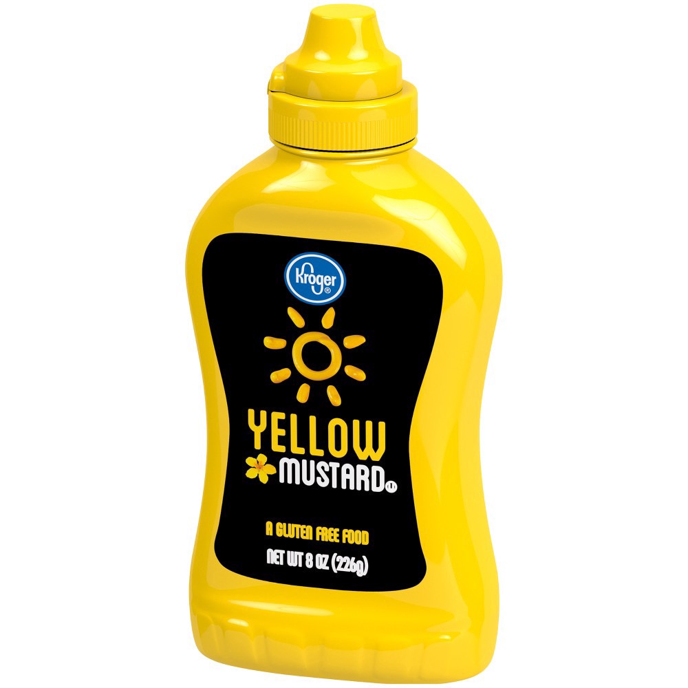 slide 2 of 4, Kroger Yellow Mustard, 8 oz