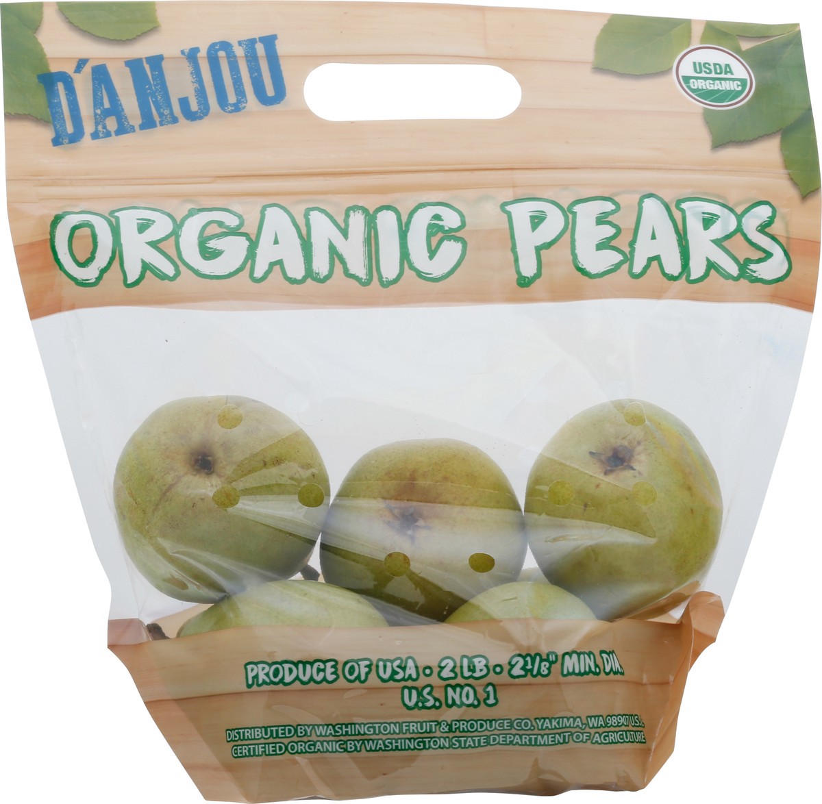 slide 8 of 9, D'anjou Organic Pears 2 lb, 2 lb
