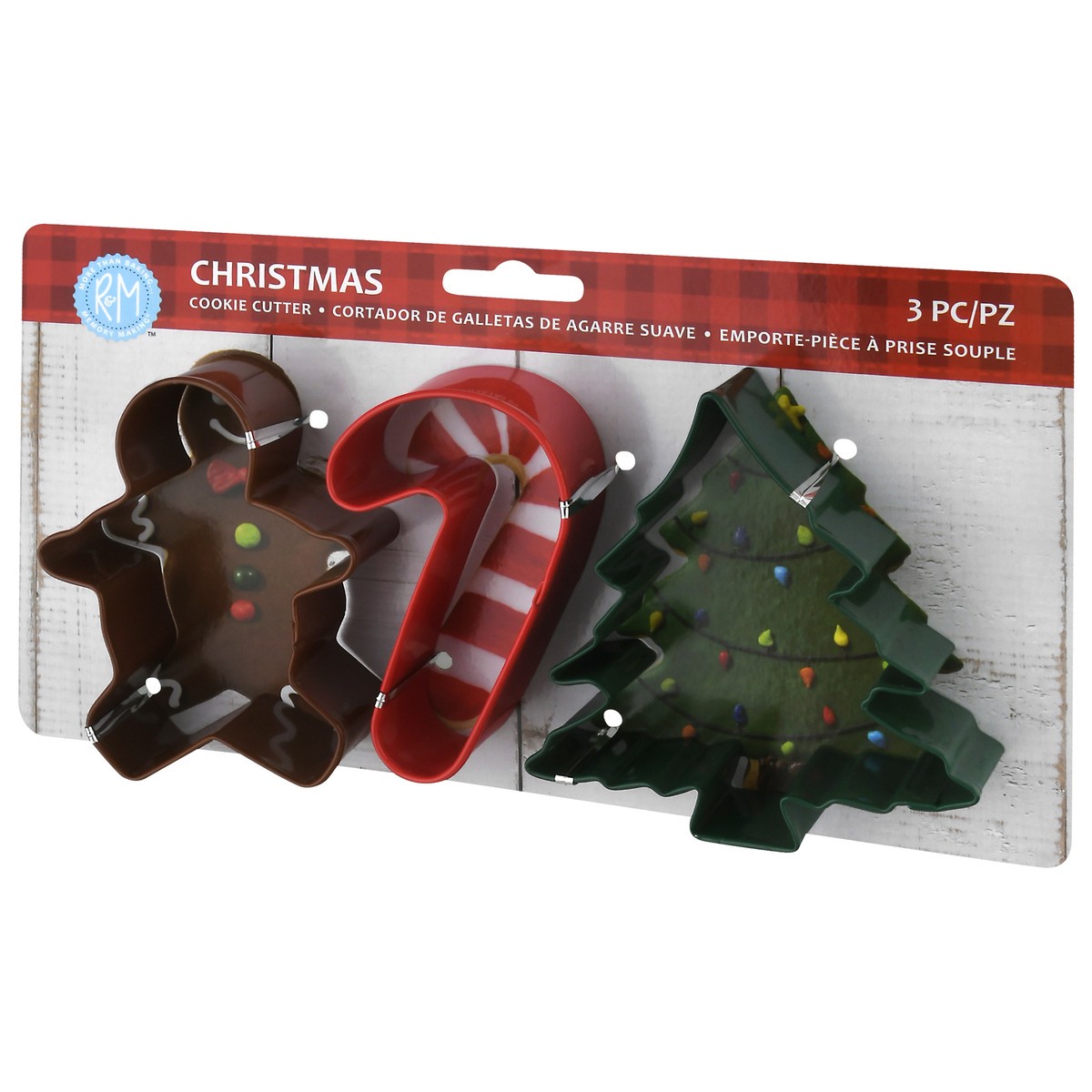 slide 2 of 10, R&M Christmas Cookie Cutter 3Pc, 3 ct