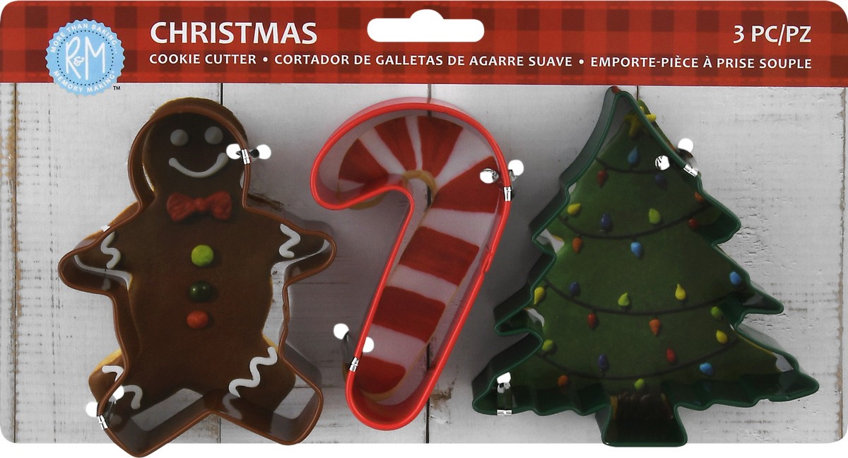 slide 7 of 10, R&M Christmas Cookie Cutter 3Pc, 3 ct