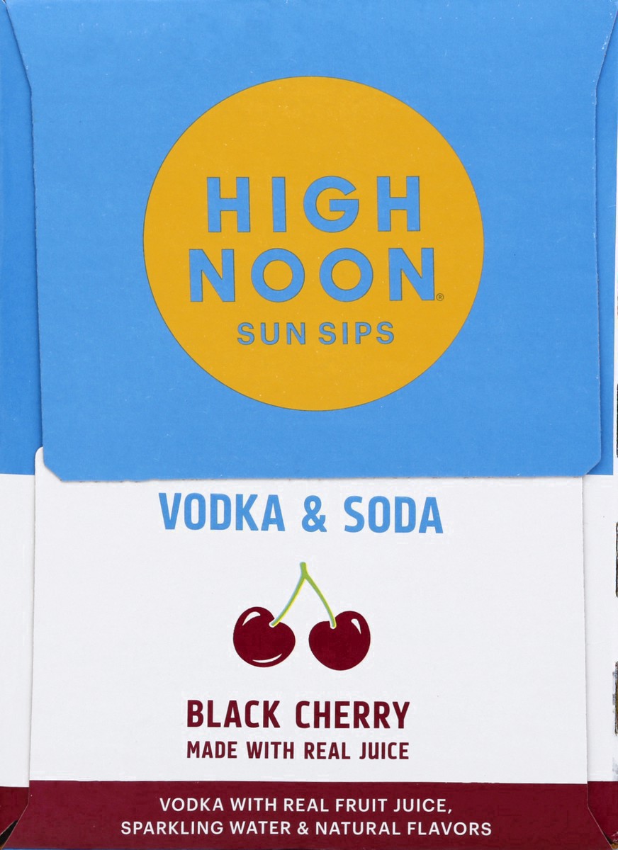 slide 19 of 21, High Noon Black Cherry Vodka & Soda, 4 ct; 12 fl oz