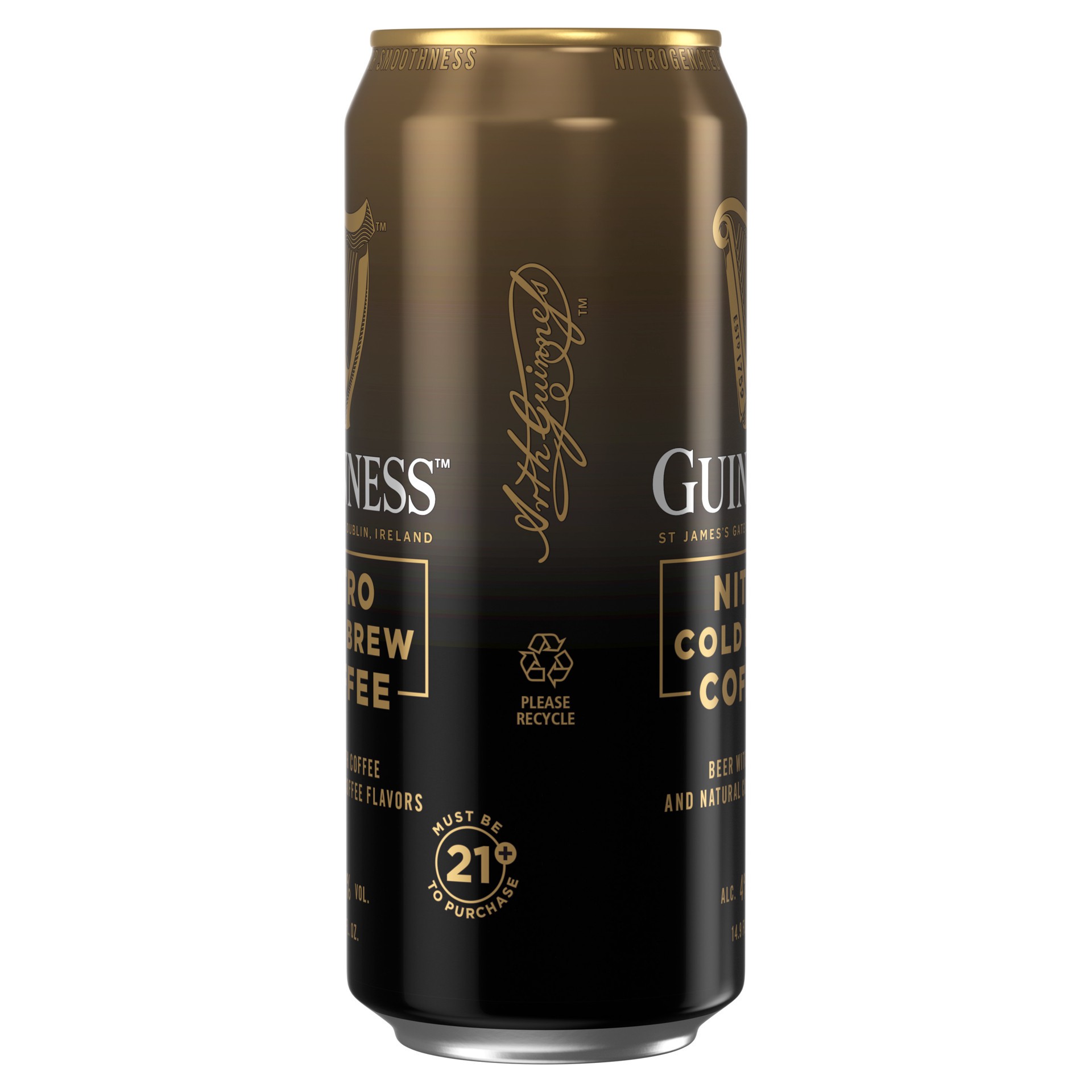 slide 10 of 10, Guinness 4 Pack Cold Brew Nitro Coffee Beer 4 ea, 4 ct