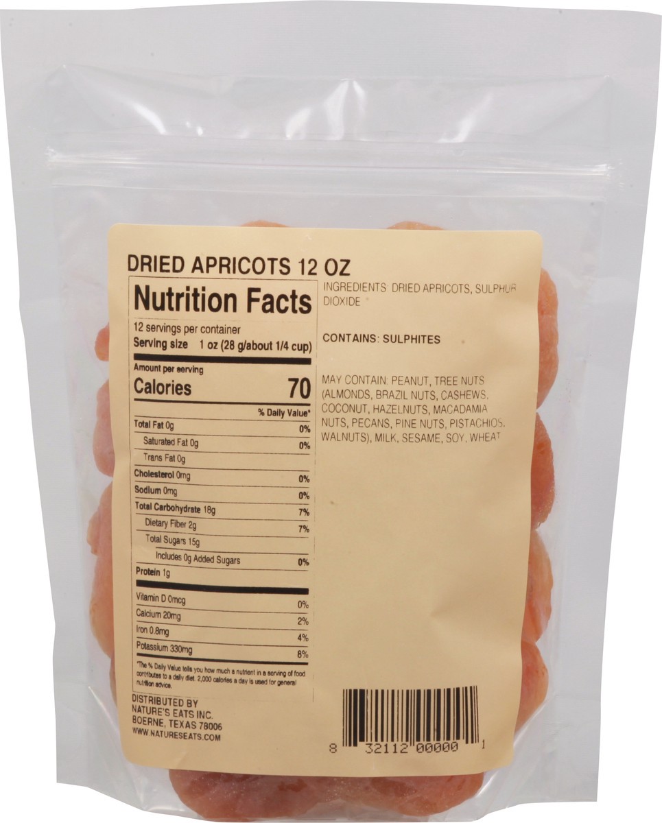 slide 11 of 13, Nature's Eats Dried Apricots 12 oz, 12 oz