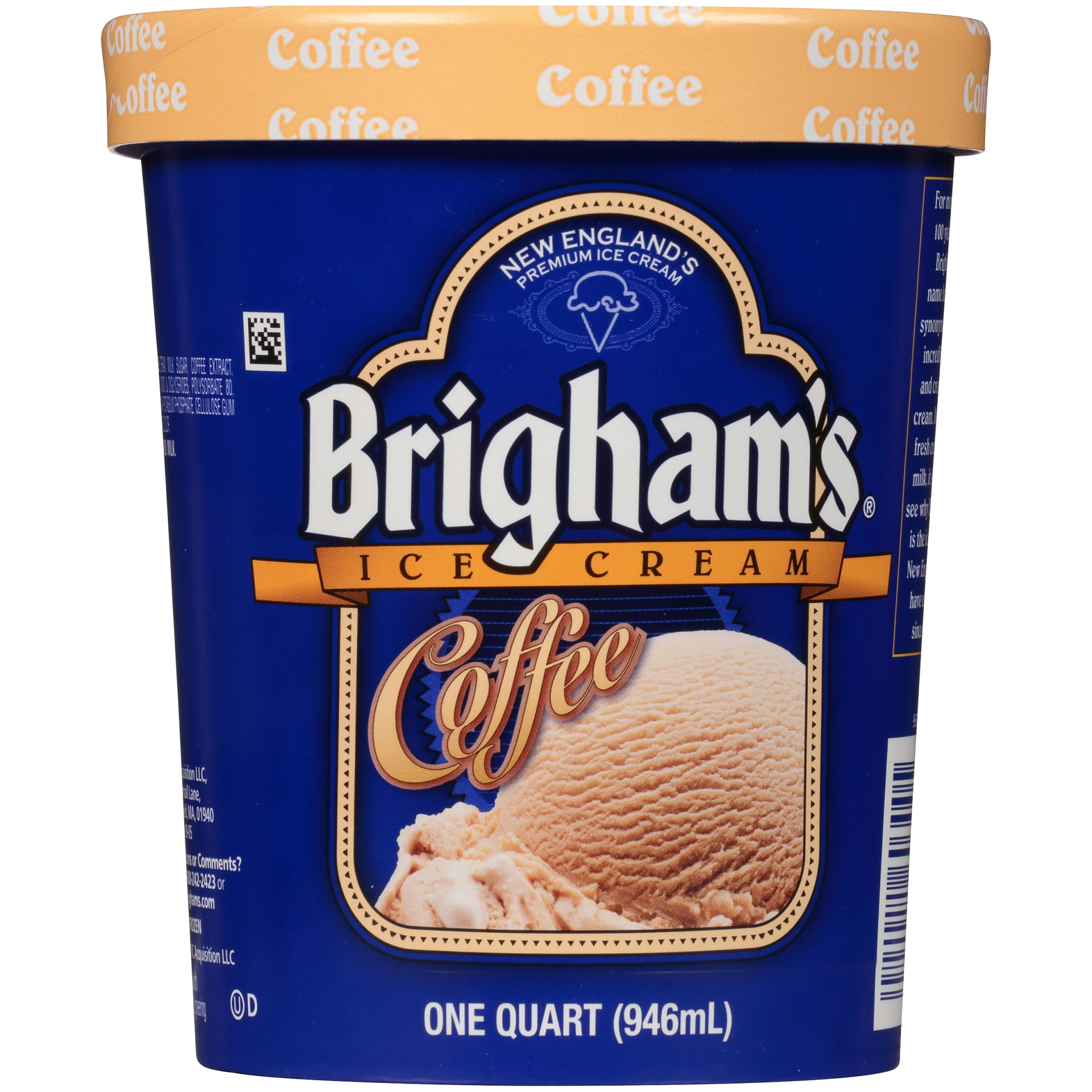 slide 2 of 7, Brigham's Coffee Ice Cream, 1 qt