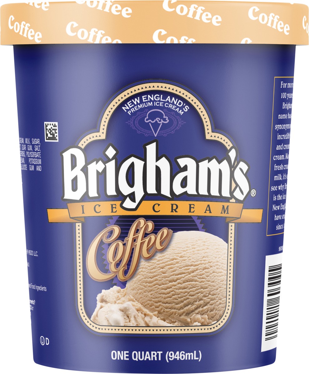 slide 8 of 9, BRIGHAM'S ICE CREAM Brigham's Coffee Ice Cream, 1 Quart, 1 qt