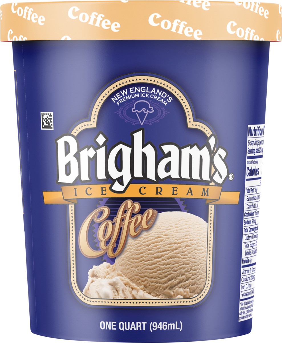 slide 9 of 9, BRIGHAM'S ICE CREAM Brigham's Coffee Ice Cream, 1 Quart, 1 qt