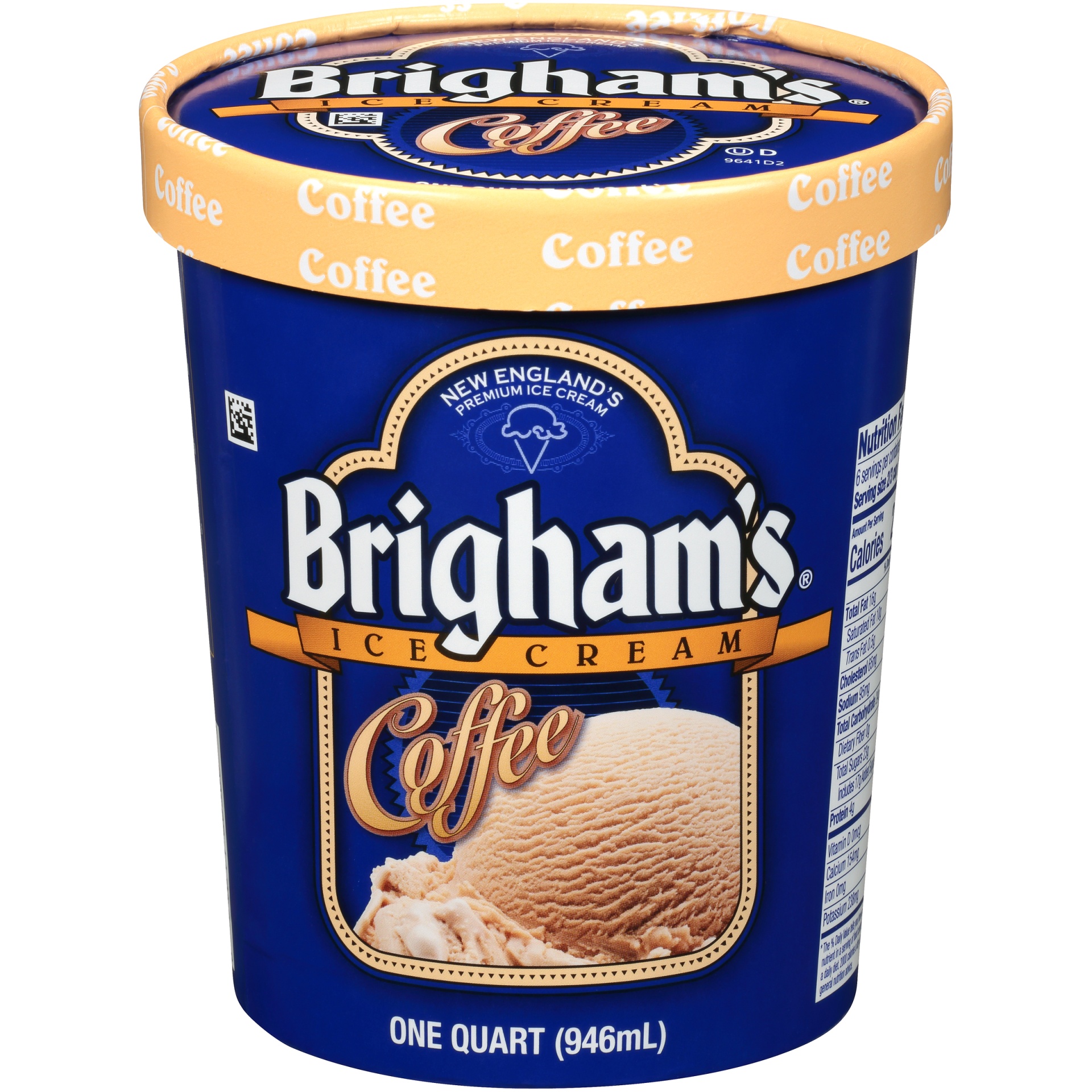 slide 1 of 7, Brigham's Coffee Ice Cream, 1 qt