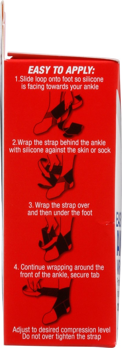 slide 4 of 12, Mueller Easy Grip One Size Moderate Ankle Wrap 1 ea, 1 ct