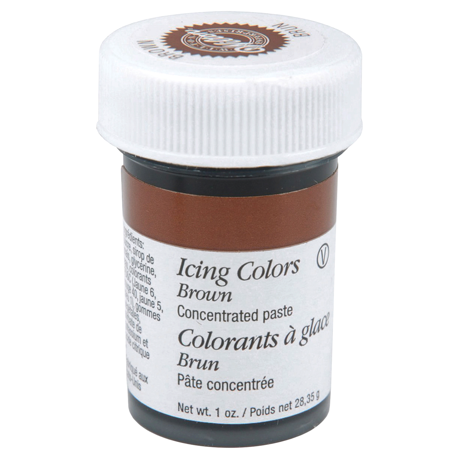 slide 1 of 1, Wilton Icing Color, Brown, 1 oz