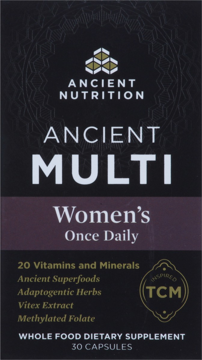 slide 3 of 10, Ancient Nutrition Women's Once Daily Multi 30 Capsules, 30 ct