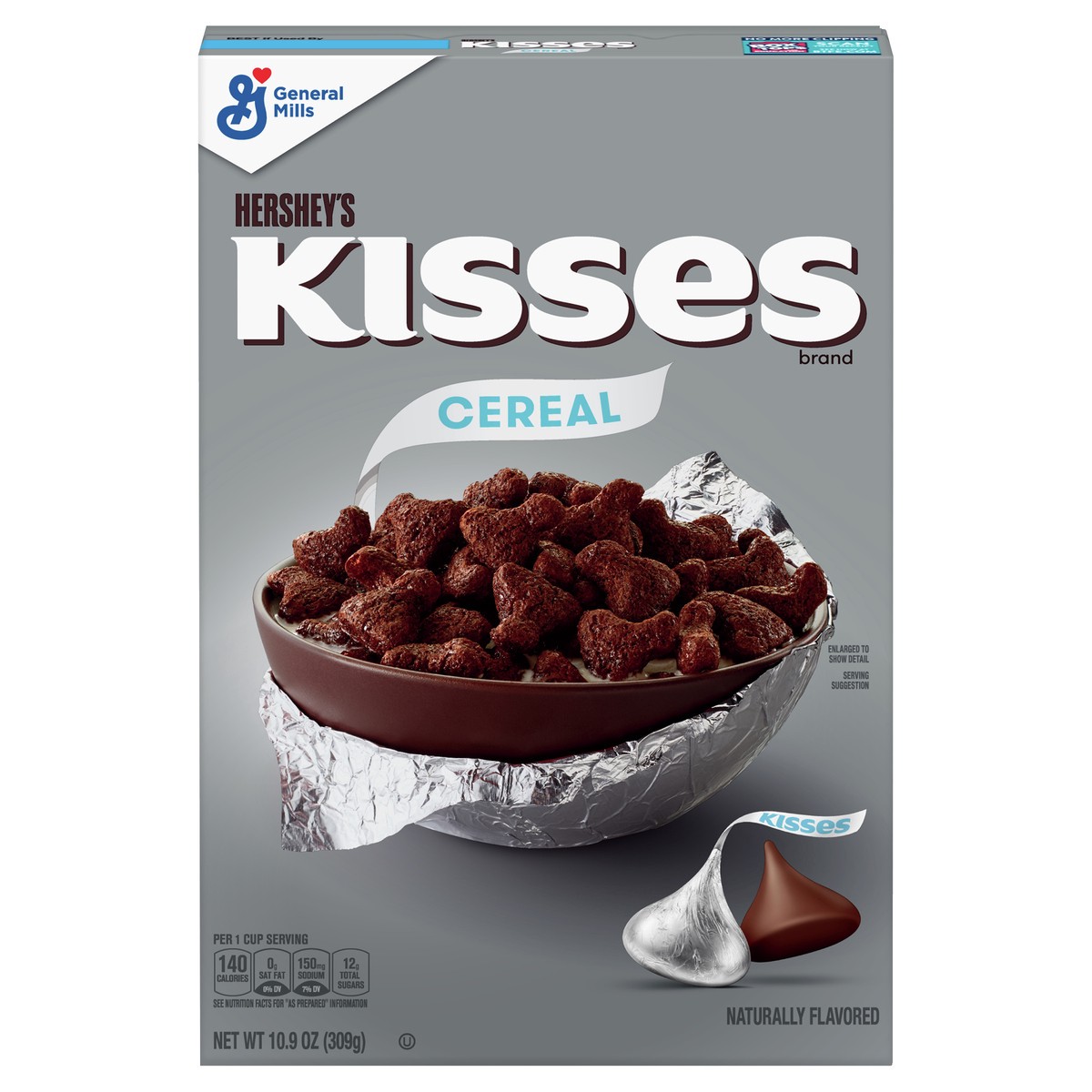 slide 1 of 1, General Mills Hershey's Kisses Cereal 10.9 oz, 10.9 oz