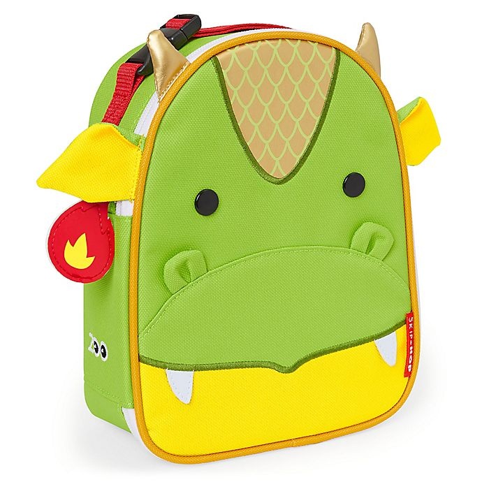 slide 2 of 2, Skip Hop SKIP*HOP Dragon Lunchie Insulated Lunch Bag - Green, 1 ct