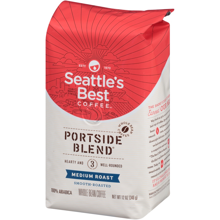 slide 3 of 7, Seattle's Best Coffee Portside Blend, 12 oz