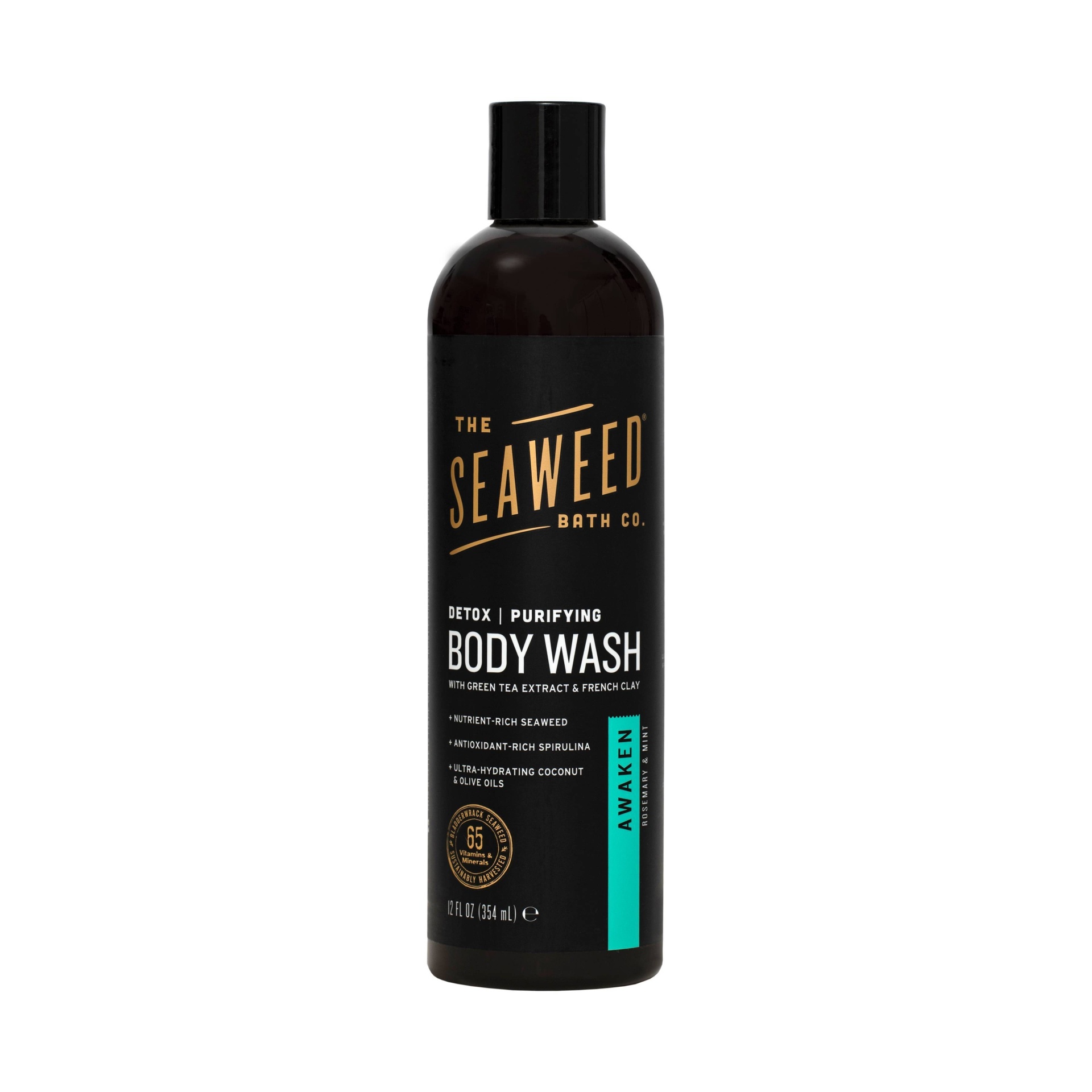 slide 1 of 1, The Seaweed Bath Co. Awaken Detox Body Wash, 12 fl oz