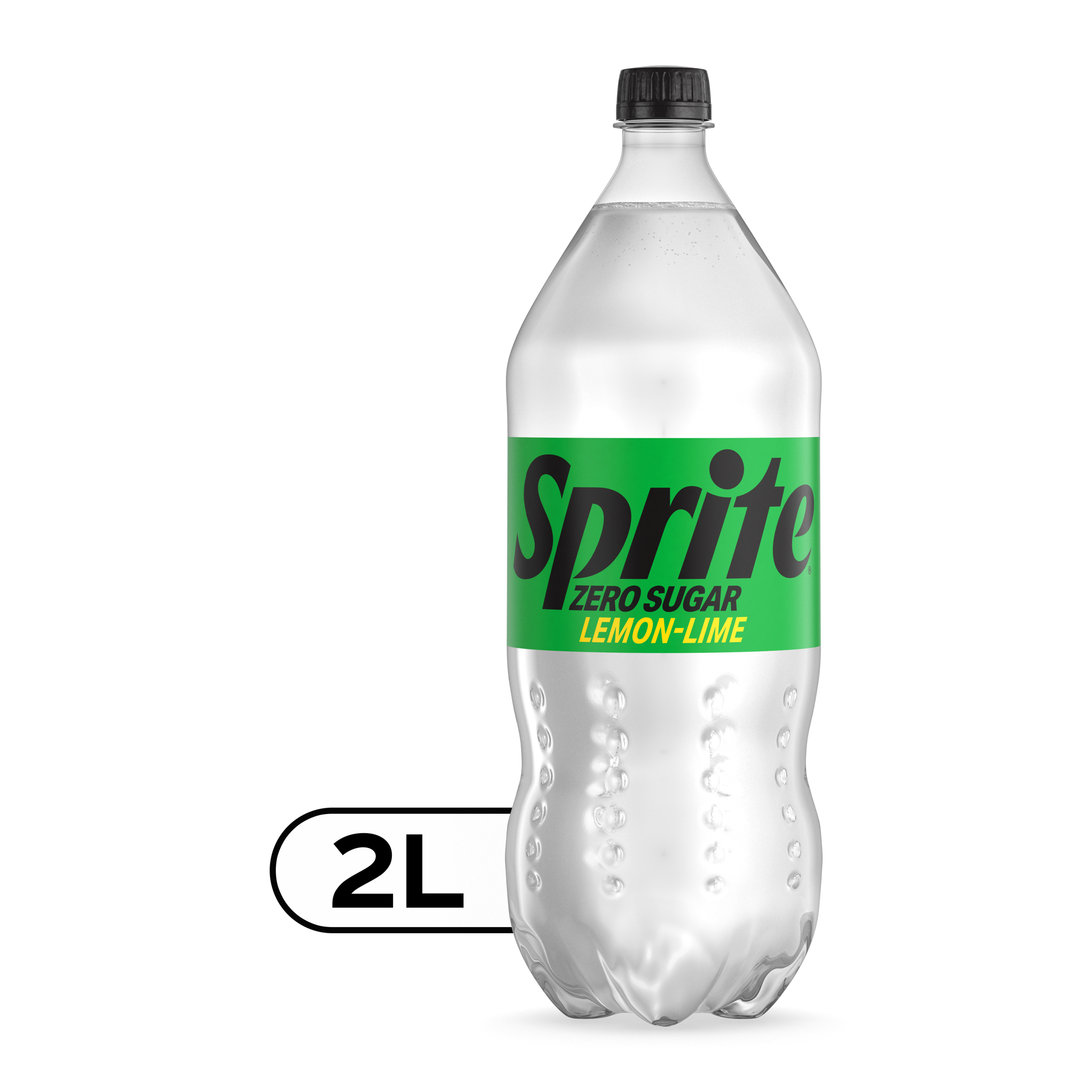 slide 1 of 3, Sprite Zero Sugar Bottle, 2 Liters, 67.6 fl oz