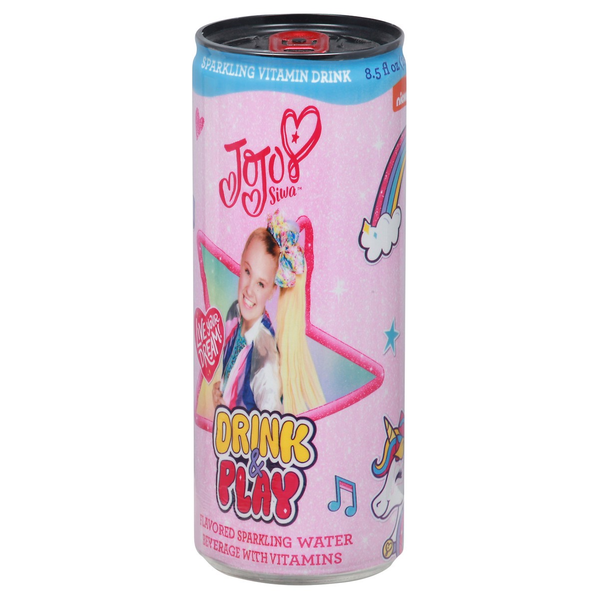 slide 3 of 9, JoJo Siwa Drink & Play Sparkling Vitamin Drink - 8.5 fl oz, 8.5 oz