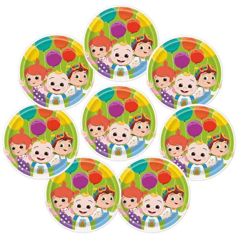 slide 2 of 3, Cocomelon 8ct 7" Paper Plates, 8 ct