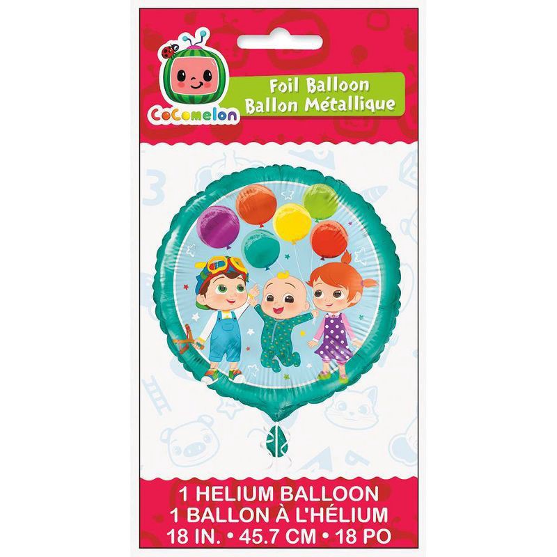 slide 2 of 3, Cocomelon 18" Foil Balloon, 1 ct