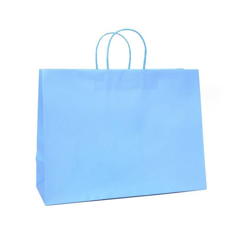 slide 1 of 3, XL Vogue Bag Solid Blue - Spritz™, 1 ct