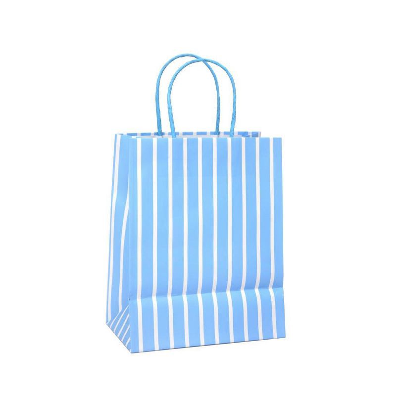 slide 3 of 3, Cub Bag White Striped on Blue - Spritz™, 1 ct