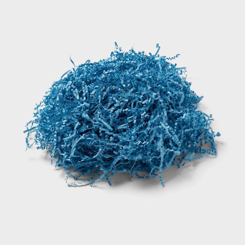 slide 3 of 3, 1.5oz Paper Shred Filler Blue - Spritz™, 1.5 oz