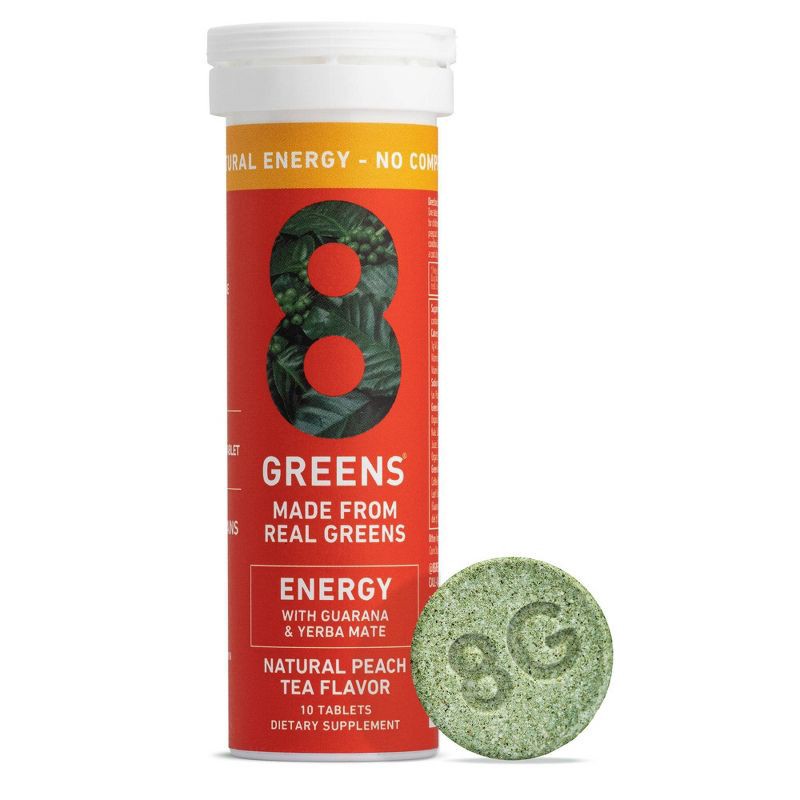 slide 1 of 11, 8Greens Mega Energy Single Functional Tube Dietary Supplement - 1.7oz, 1.7 oz