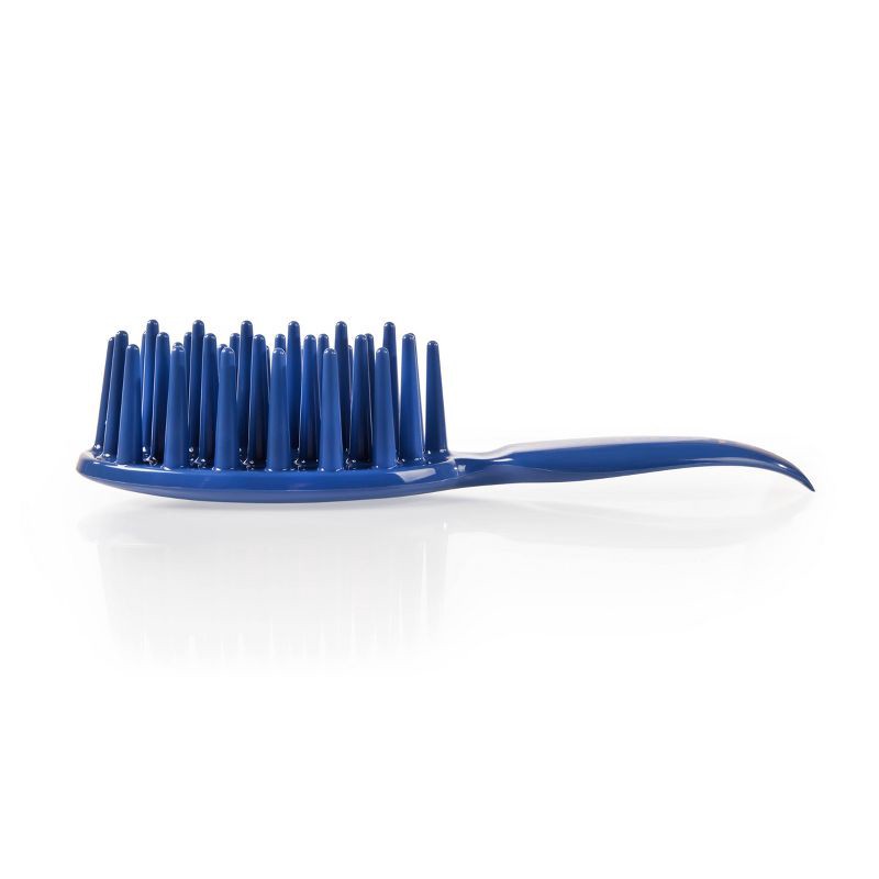slide 2 of 7, KAZMALEJE KurlsPlus Paddle Hair Comb - Blue, 1 ct