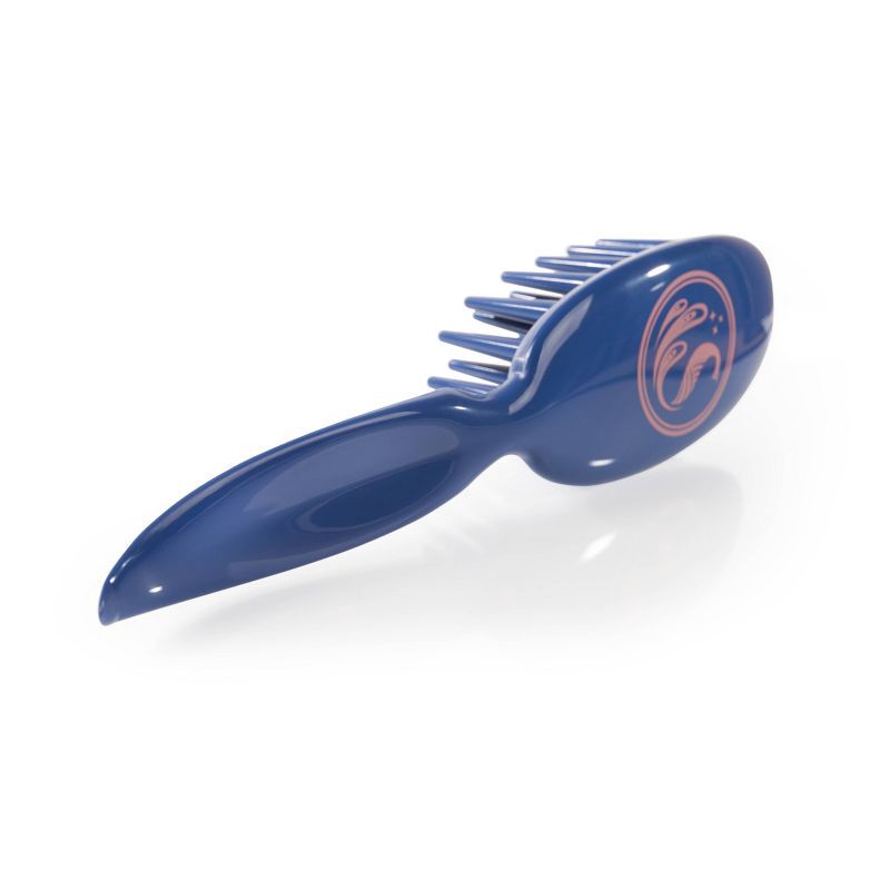 slide 3 of 7, KAZMALEJE KurlsPlus Paddle Hair Comb - Blue, 1 ct