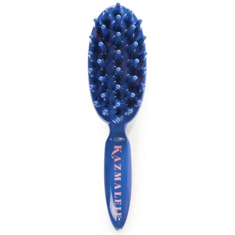 slide 1 of 7, KAZMALEJE KurlsPlus Paddle Hair Comb - Blue, 1 ct
