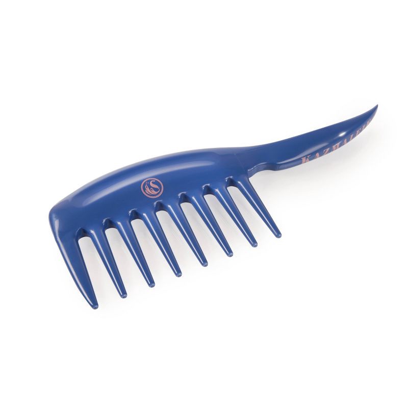 slide 3 of 6, KAZMALEJE KurlsPlus Hair Comb - Blue, 1 ct