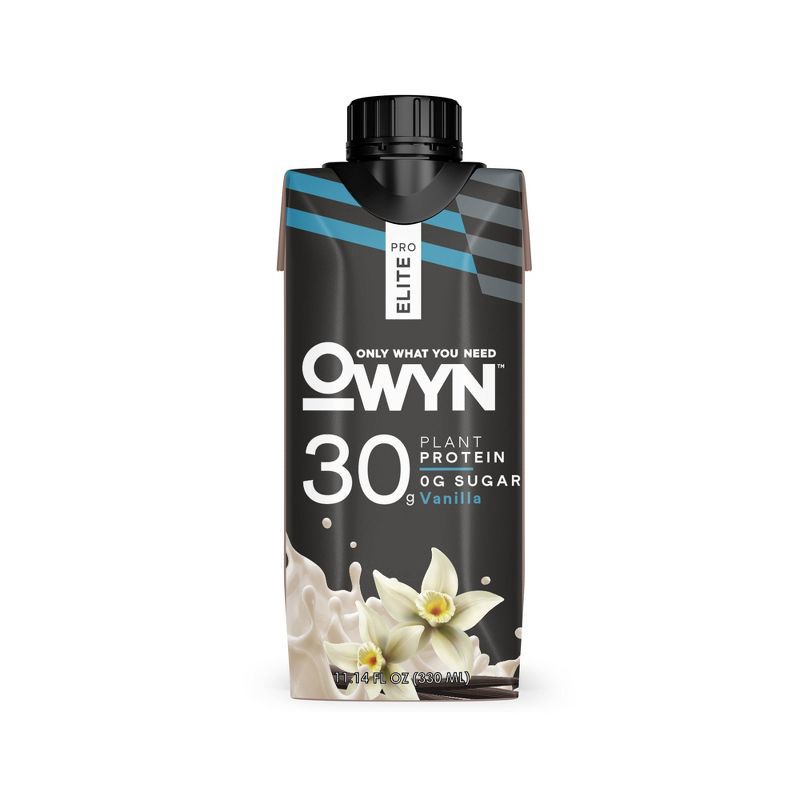 slide 3 of 3, OWYN Elite Sports Drink Tetra Pack - Vanilla - 4ct, 4 ct