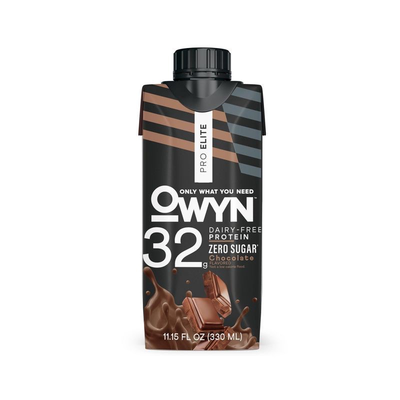 slide 2 of 5, OWYN Pro Elite Vegan 32g Protein Keto Shake - Chocolate - 11.15 fl oz/4pk, 32 gram, 4 ct