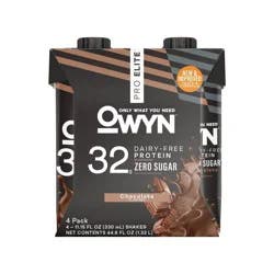 OWYN Pro Elite Vegan 32g Protein Keto Shake - Chocolate - 11.15 fl oz/4pk