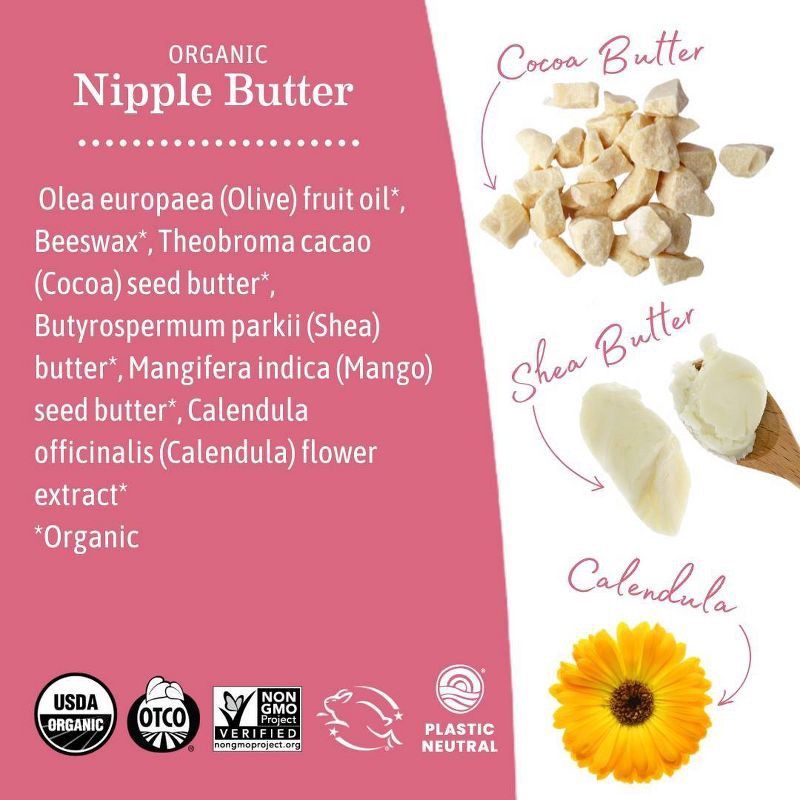 slide 5 of 12, Earth Mama Organic Nipple Butter - 2 fl oz, 2 fl oz