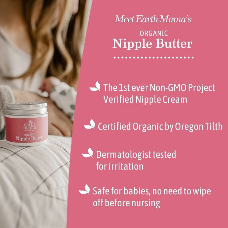 slide 6 of 12, Earth Mama Organic Nipple Butter - 2 fl oz, 2 fl oz