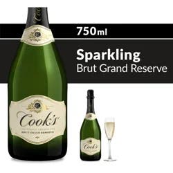 Cook's California Champagne Brut Grand Reserve White Sparkling Wine, 750ml Bottle