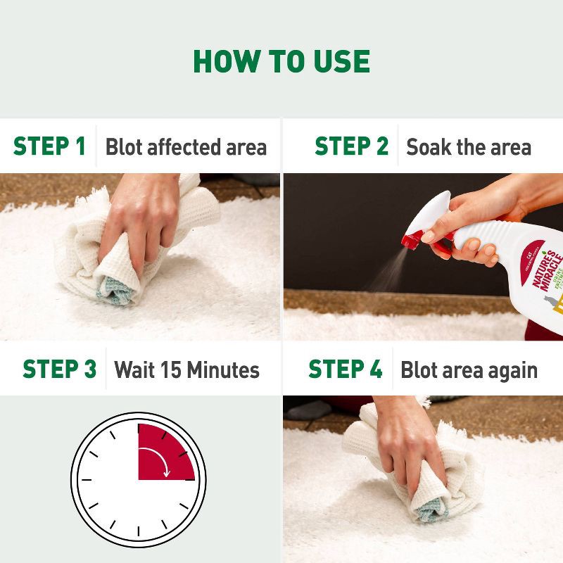 slide 5 of 9, Nature's Miracle Cat Urine Remover Spray - 24 fl oz, 24 fl oz