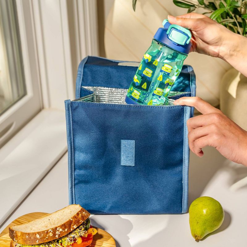 slide 10 of 11, Reduce 14oz Plastic Adventure Rolls Hydrate Tritan Kids Water Bottle with Straw Lid: Toddler Cup, Dishwasher-Safe, 14 oz