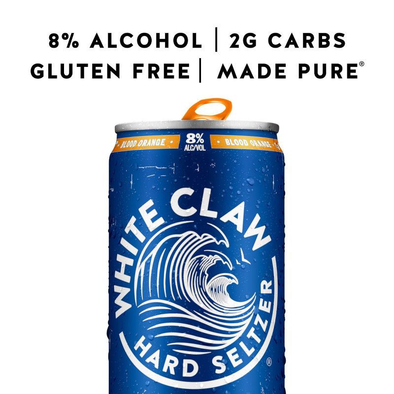 slide 2 of 6, White Claw Hard Seltzer White Claw SURGE Hard Seltzer Variety Pack - 12pk/12 fl oz Slim Cans, 12 ct; 12 fl oz
