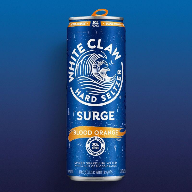slide 4 of 6, White Claw Hard Seltzer White Claw SURGE Hard Seltzer Variety Pack - 12pk/12 fl oz Slim Cans, 12 ct; 12 fl oz