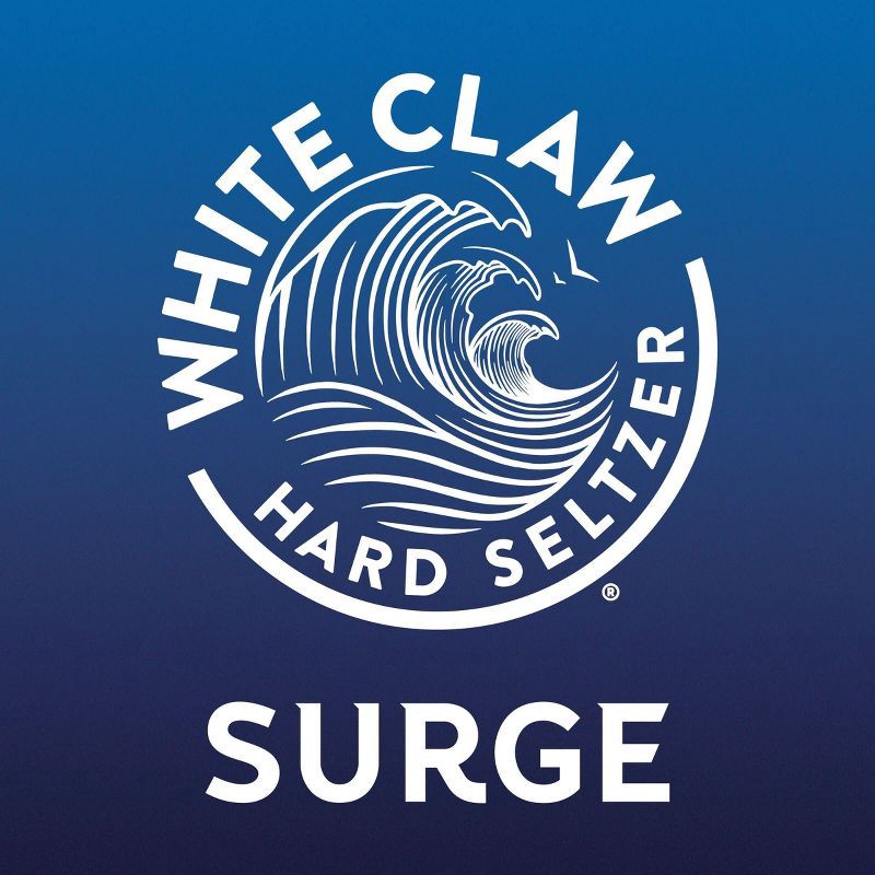 slide 5 of 6, White Claw Hard Seltzer White Claw SURGE Hard Seltzer Variety Pack - 12pk/12 fl oz Slim Cans, 12 ct; 12 fl oz