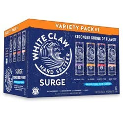 White Claw Hard Seltzer White Claw SURGE Hard Seltzer Variety Pack - 12pk/12 fl oz Slim Cans