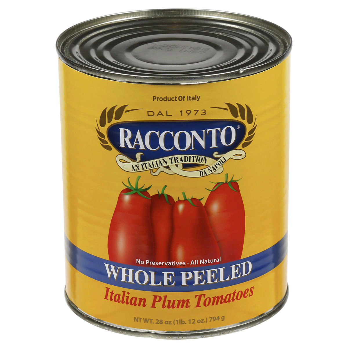 slide 1 of 1, Racconto Whole Peeled Italian Plum Tomatoes, 28 oz