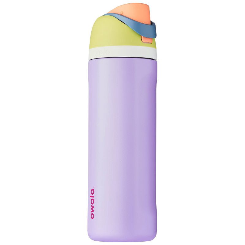 slide 1 of 4, Owala FreeSip 24oz Stainless Steel Water Bottle - Lilac Purple, 1 ct