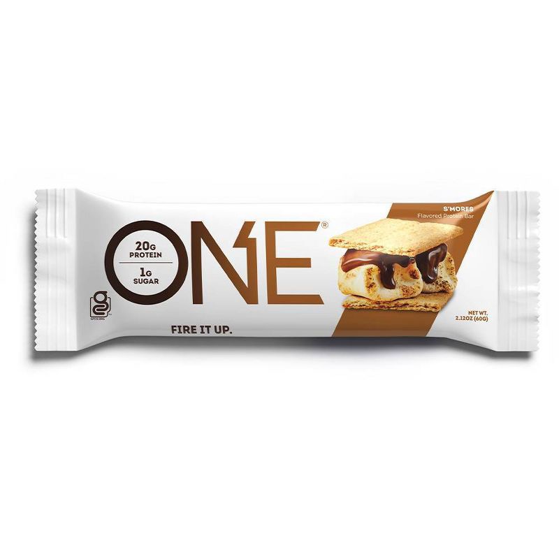 slide 2 of 3, ONE Bar Protein Bar - S'mores - 4ct, 4 ct